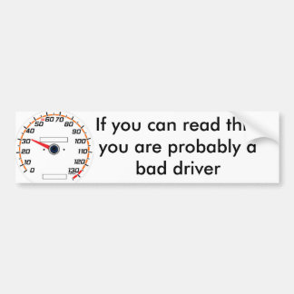 Adesivo Para Carro 30mph, se você pode ler este, você é