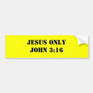 ADESIVO PARA CARRO 3:16 DE JESUS ONLYJOHN
