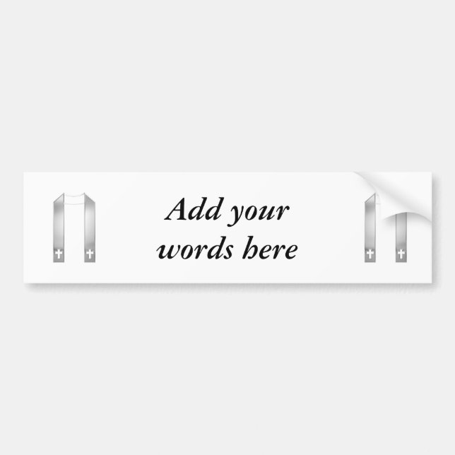 Adesivo Para Carro 3-D Olhe o furo do padre prateado (Frente)