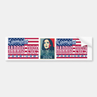Adesivo Para Carro 3x Kamala Harris Stickers 2024 Para Presidente