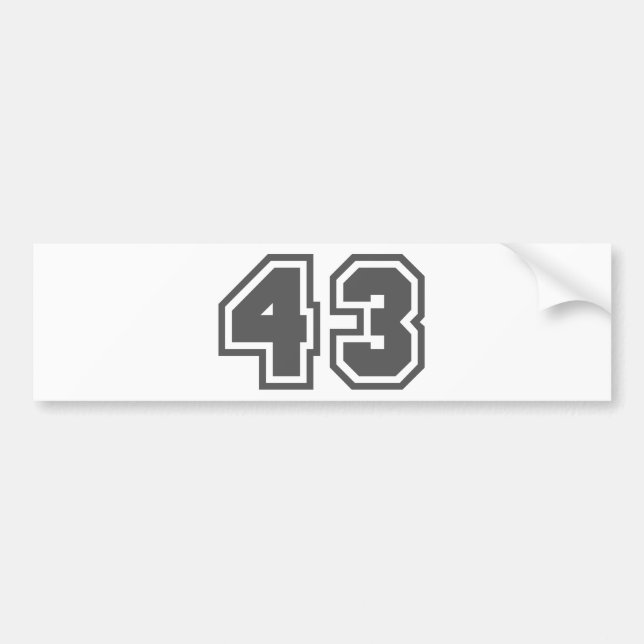 ADESIVO PARA CARRO 43 (Frente)
