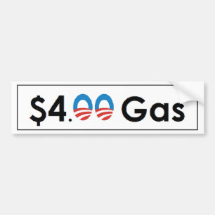 Adesivo Para Carro $4,00 Gás de Obama