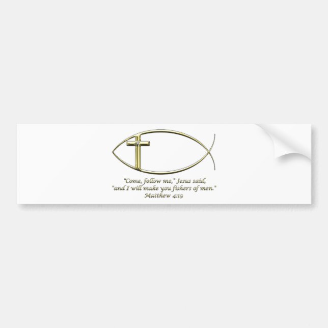 Adesivo Para Carro 4:19 de Matthew (Frente)