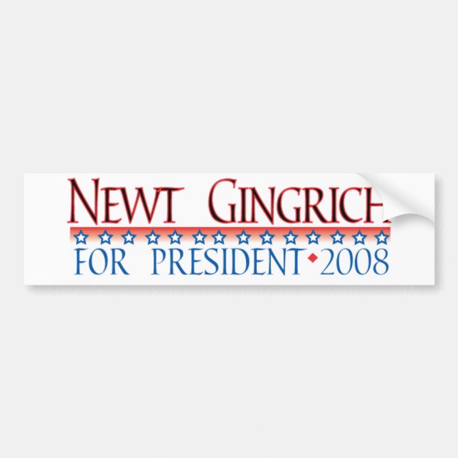 Adesivo Para Carro 4prez-gingrich (Frente)