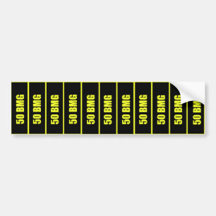 Adesivo Para Carro 50 BMG - Ammo Can Decals