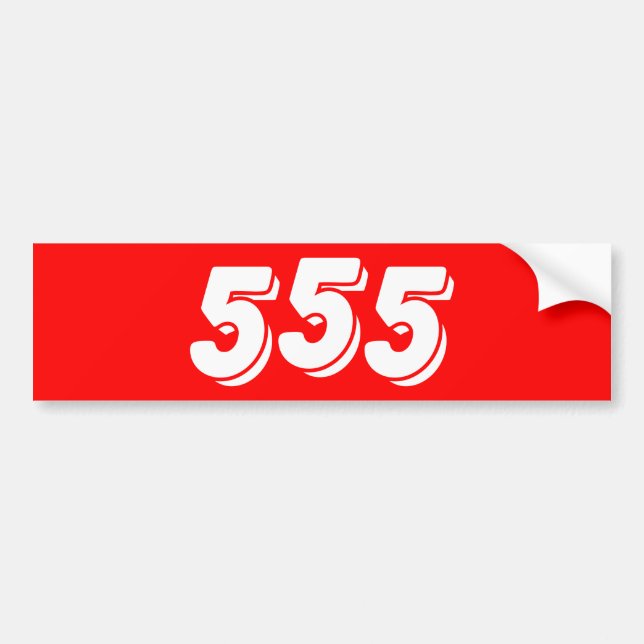 ADESIVO PARA CARRO 555 (Frente)