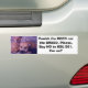 Adesivo Para Carro 5-08-07, puna a AÇÃO não a RAÇA. Por favor,… (On Car)