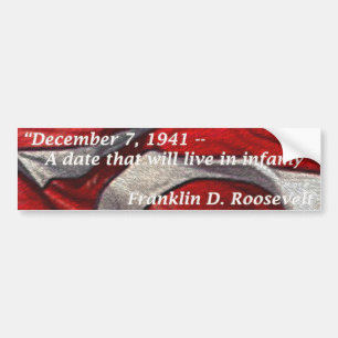 Adesivo Para Carro 7 de dezembro de 1941 - uma data que viva no