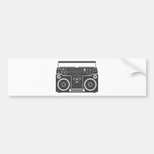 Adesivo Para Carro 80s Boombox