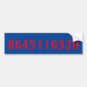 Adesivo Para Carro 8645110320 Trump Votá-Lo Do Bumper Sticker