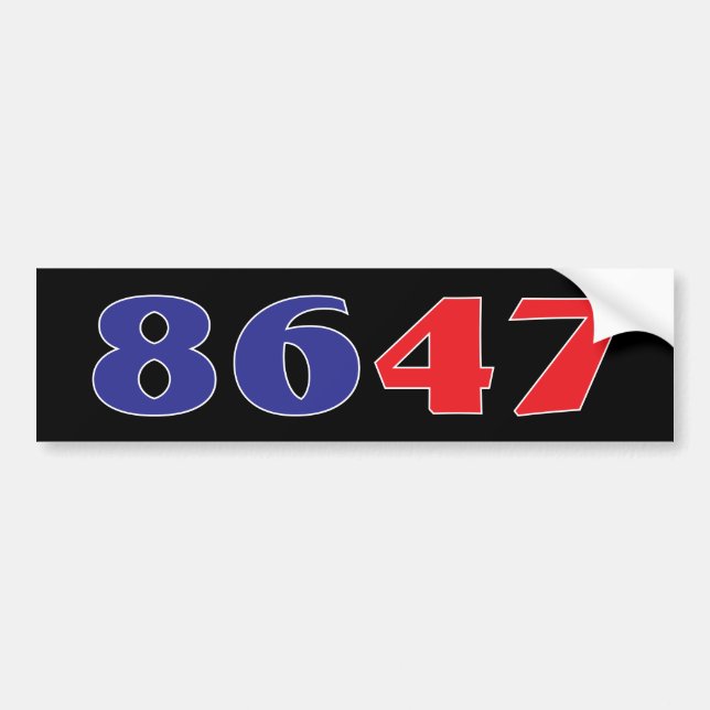 Adesivo Para Carro 8647 Bumper Sticker (Frente)