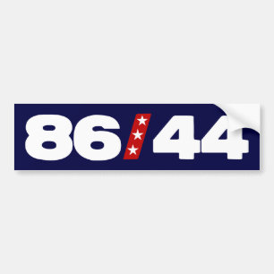 Adesivo Para Carro 86 44 - Anti Barack Obama