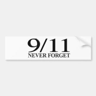 Adesivo Para Carro 9/11 nunca esqueça