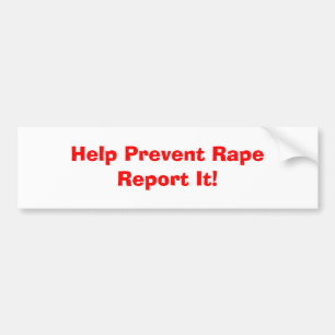 Adesivo Para Carro A ajuda impede RapeReport ele!