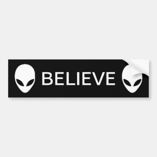 Adesivo Para Carro A alienígena acredita