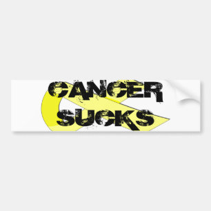 Adesivo Para Carro a amarelo-fita, CANCER SUGA