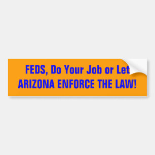 ADESIVO PARA CARRO A ARIZONA REFORÇA A LEI