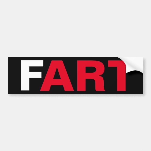 Adesivo Para Carro A ARTE do FART (Frente)