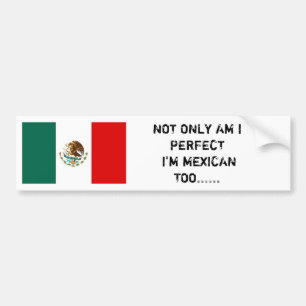 Adesivo Para Carro A bandeira mexicana, É NÃO SOMENTE MIM