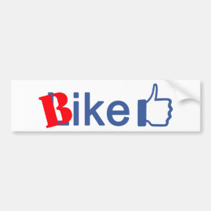 Adesivo Para Carro A bicicleta gosta