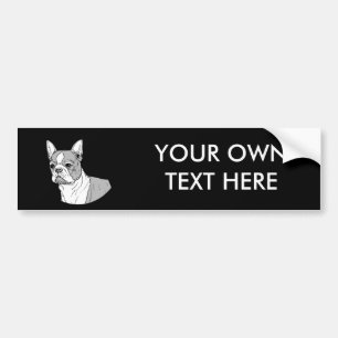 ADESIVO PARA CARRO A BOSTON TERRIER