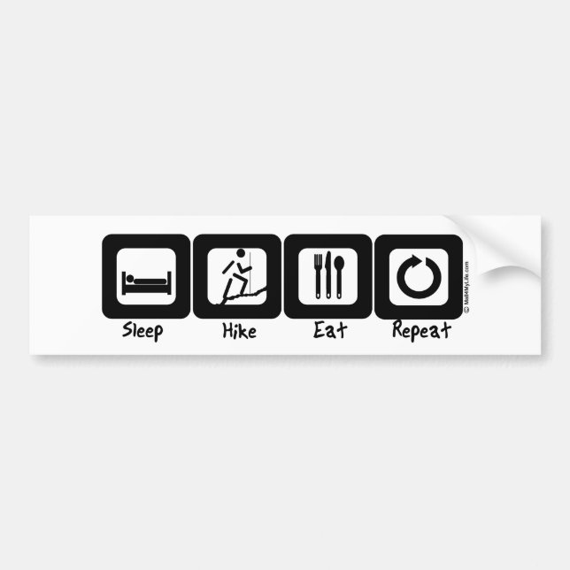 Adesivo Para Carro A caminhada do sono come a repetição (Frente)