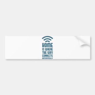 Adesivo Para Carro A casa é o lugar onde WIFI conecta automaticament