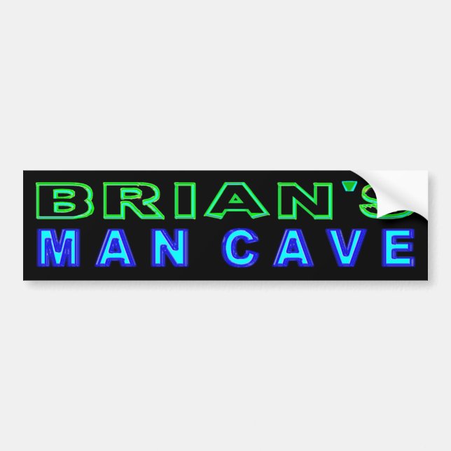 Adesivo Para Carro A Caverna do Homem de Brian (Frente)