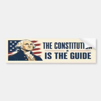 Adesivo Para Carro A Constituição É O Guia George Washington