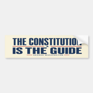 Adesivo Para Carro A Constituição É O Guia George Washington