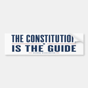 Adesivo Para Carro A Constituição É O Guia George Washington