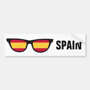 Adesivo Para Carro A espanha protege o bumpersticker feito sob