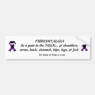 Adesivo Para Carro A fibromialgia é uma dor no pescoço