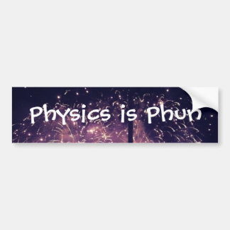 Adesivo Para Carro A "física é Phun" Bumpersticker