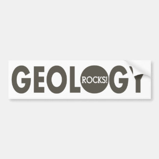 Adesivo Para Carro A geologia balança o slogan