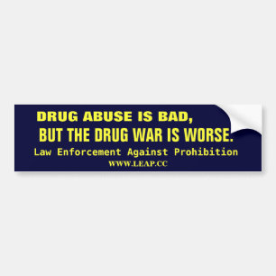 ADESIVO PARA CARRO A GUERRA CONTRA AS DROGAS, LEGALIZA