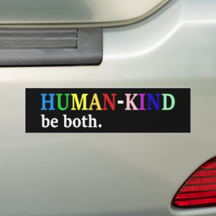 Adesivo Para Carro A Humanidade Seja Ambas Consciência