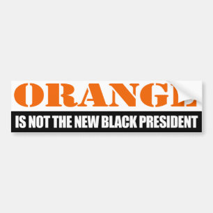 Adesivo Para Carro A laranja não é o presidente preto novo - - .png