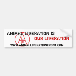 Adesivo Para Carro A libertação animal de ALF é nossa libertação