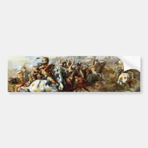 Adesivo Para Carro A luta de Custer