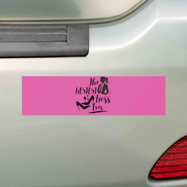 Adesivo Para Carro A Melhor Chefe Senhora  (No carro)