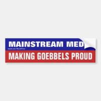 A Mídia Mainstream É Fazer Goebbels Orgulhosa