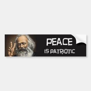 Adesivo Para Carro a paz é patriótica