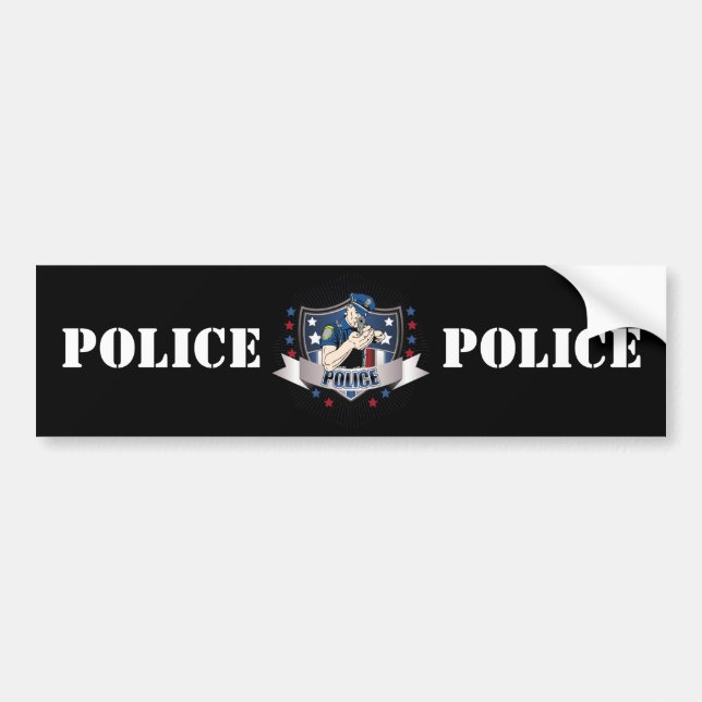 Adesivo Para Carro A polícia Crest (Frente)