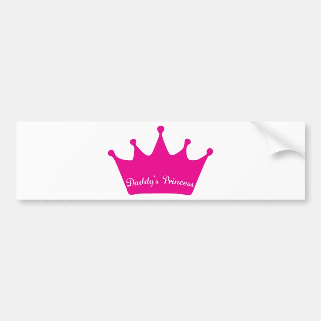 Adesivo Para Carro A princesa do pai (Frente)