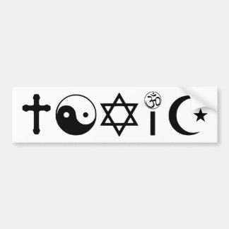 Adesivo Para Carro A religião é Freethinker tóxico