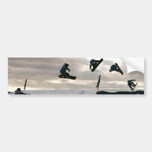 Adesivo Para Carro A snowboarding engana autocolantes no vidro