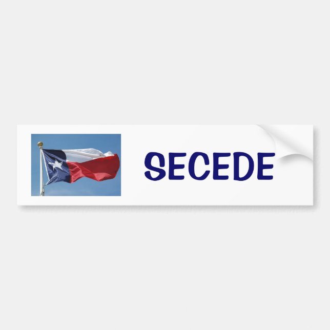 Adesivo Para Carro a texas-bandeira, SECEDE (Frente)
