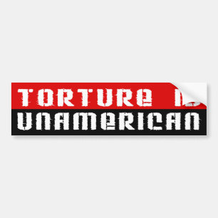 Adesivo Para Carro A tortura é autocolante no vidro traseiro não