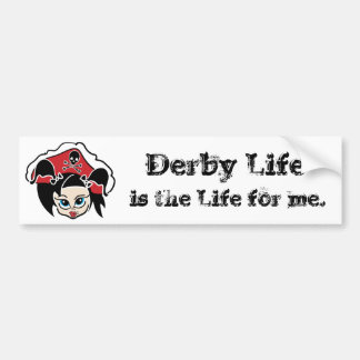 Adesivo Para Carro A vida de Derby é a vida para mim